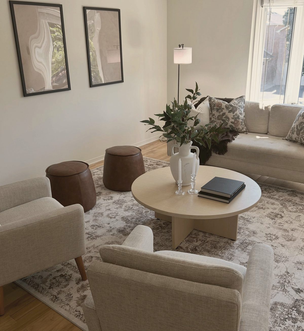 Office to living room after staging